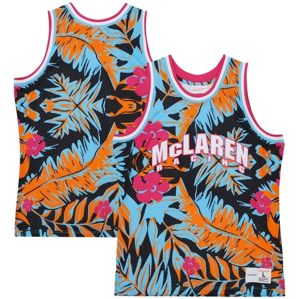 McLaren x Mitchell & Ness Miami GP Floral Basketball Jersey
